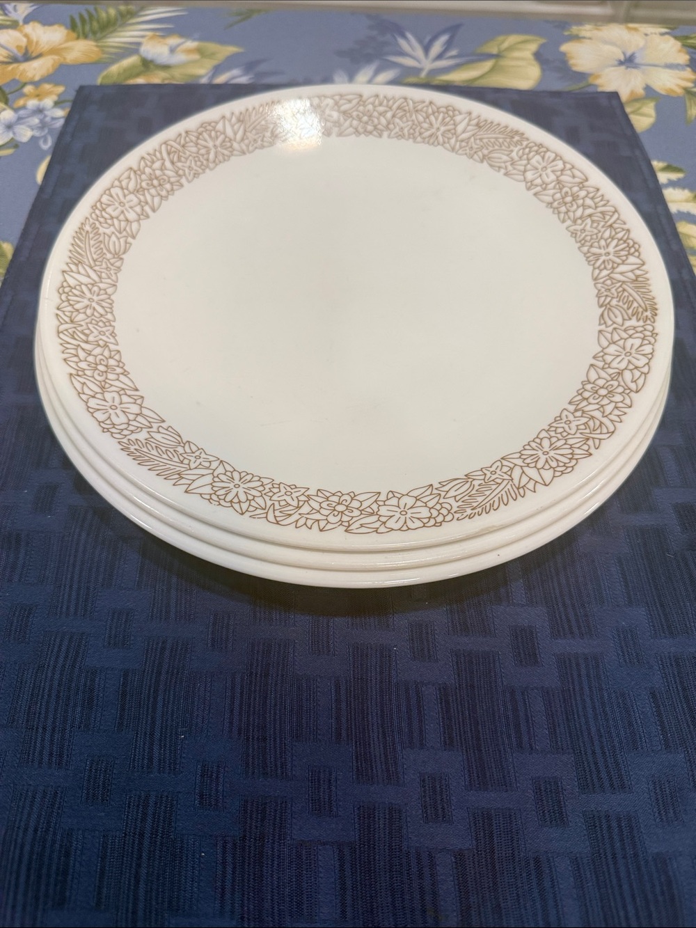 Corelle Woodland 10.25" Dinner Plates Set of 3